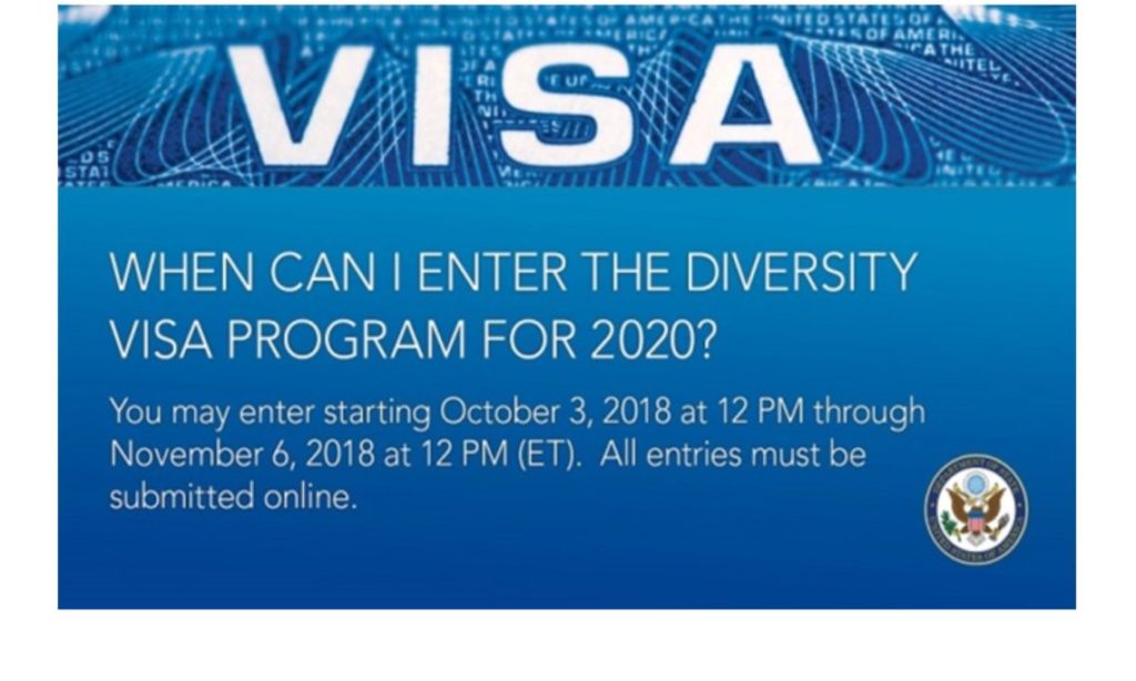 Diversity Green Card Lottery for Fiscal Year 2020 open now – Fuessel Law